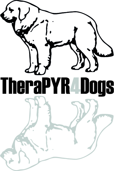 Logo TheraPyr4Dogs - Witte achtergrond