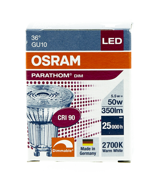 Immuniteit Vermindering meesterwerk Osram High Power GU10 LED spot 5,5 watt – Webshop Terrafauna